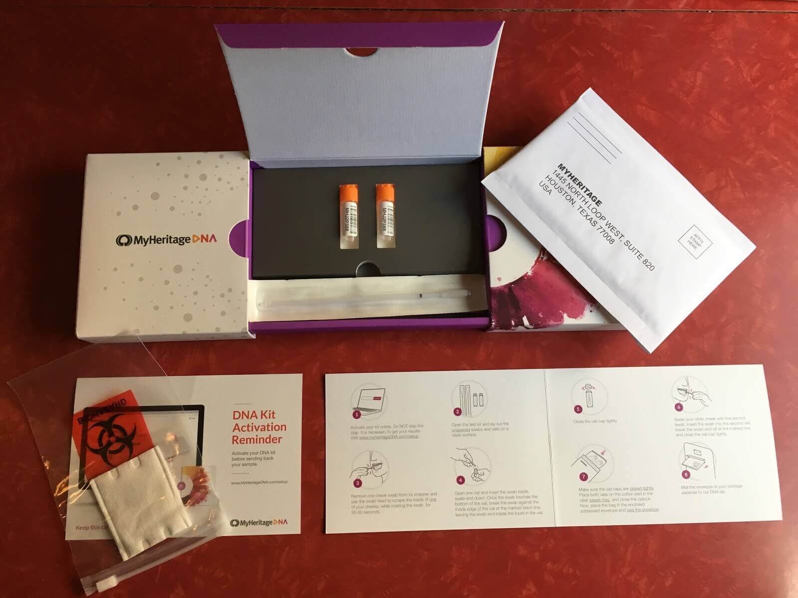 MyHeritage Review - Inside MyHeritage box